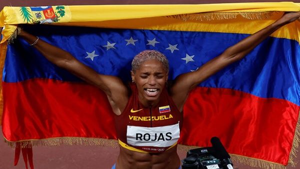 Yulimar Rojas superó con diferencia en los juegos de Tokio 2020 al récord 15.50 metros impuesto por la ucraniana Inessa Kravets en el año 1995
